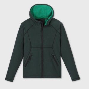 Green Woven Fleece Jacket - All in Motion
